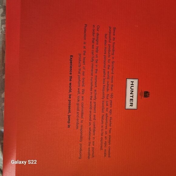 HUNTER Black Matte Tall Boots. NIB. Size: various - Picture 11 of 12